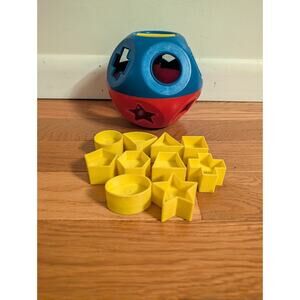 VTG Tupperware Shape-o-ball All 10 Shapes Complete